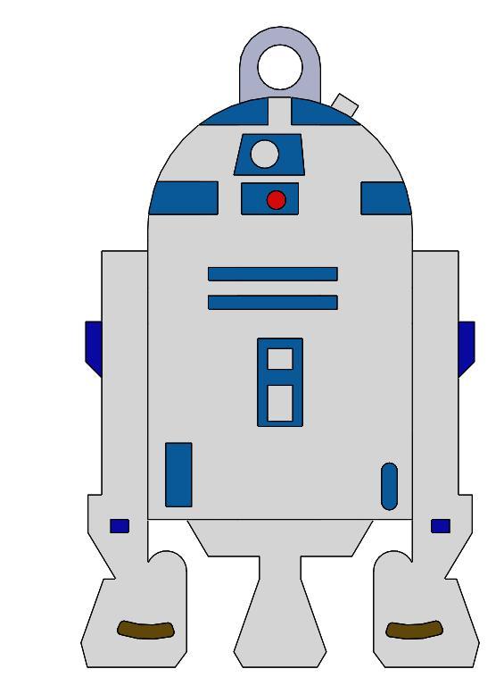 R2-D2 Star Wars Keychain