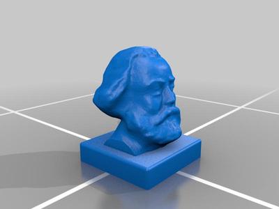 Karl Marx Bust with bottle opener 