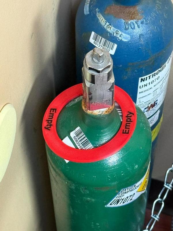 Tank Empty Indicator for Medical Gas, E-cylinder