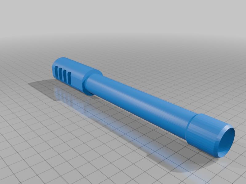 Stronger barrel. 4 parts combined into 2. For larger printers