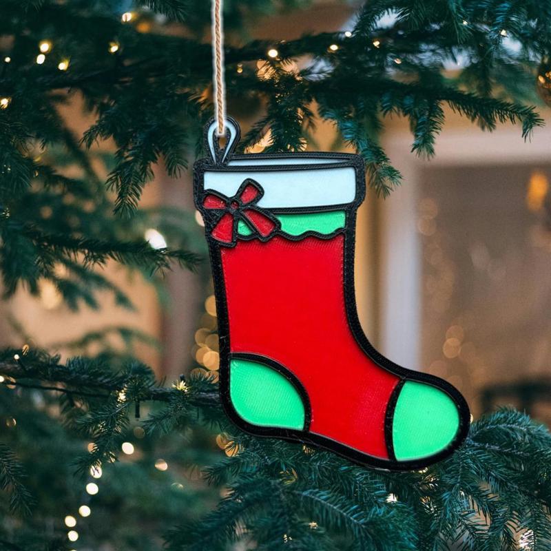 Christmas Stocking Tree Ornament