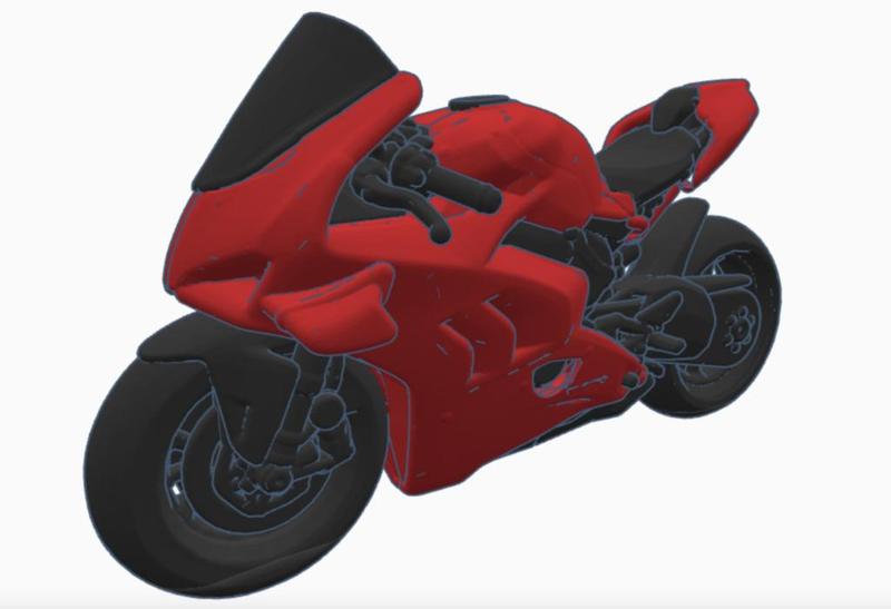 Ducati Panigale V4 - Printable