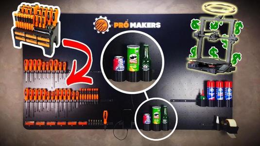 Painel Organizador de Ferramentas da Pró Makers