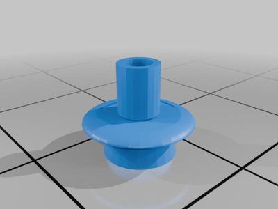 Lamp post Lamp shade H0 for 2mm LED
