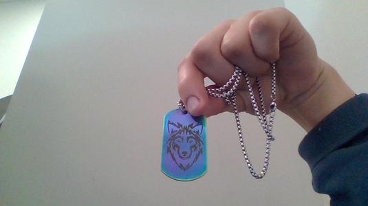wolf necklace