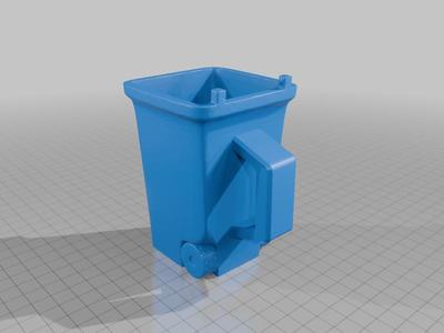 Trash can mug