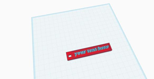 customizable keychain
