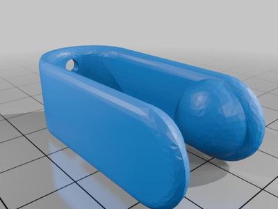 migraine hand pressure point tool with key ring  hole