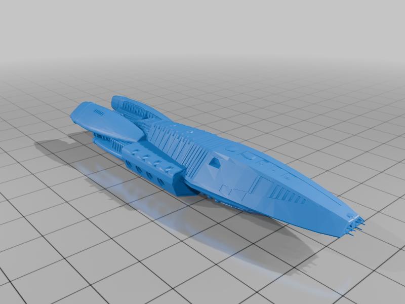 Adamant frigate solid for resin-printing