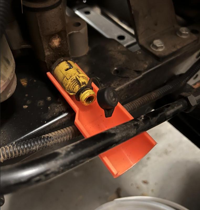 Lawn Tractor Oil Drain Sleeve