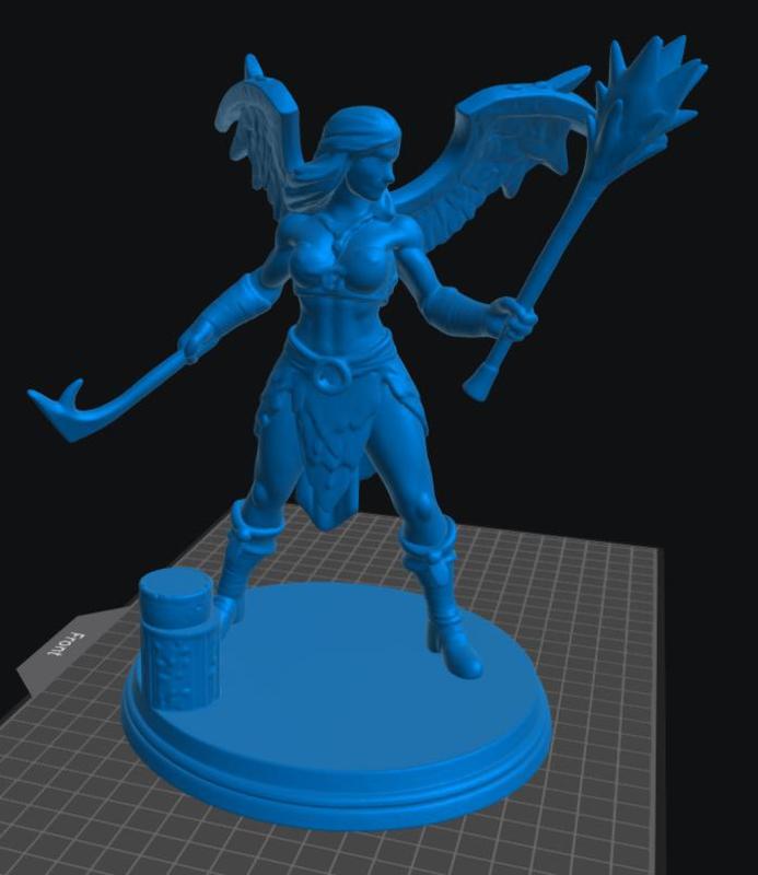 Aasimar Barbarian Female 2