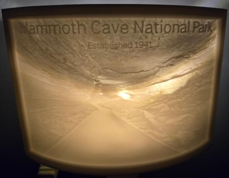 Mammoth Cave National Park Nightlight Lithophane