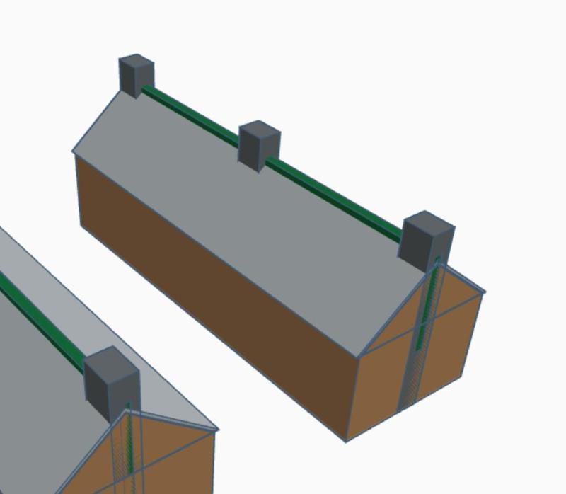 ERTL mini terrace houses