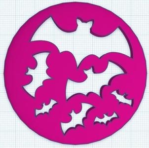 Bat Swarm Drain Cover