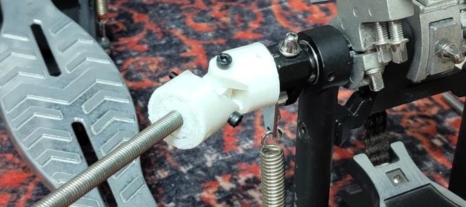 cardan shaft adapter for double bass pedals
