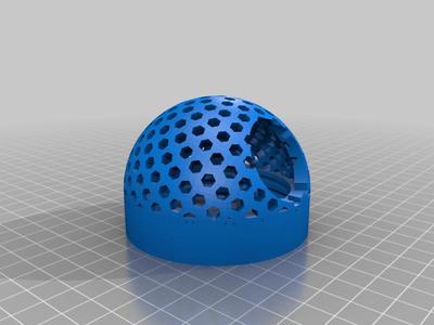 Domed mason / ball jar lid with finger hole 