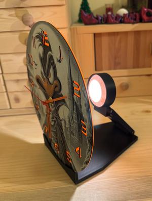 Watch stand with light holder