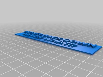 NEVER BACK DOWN NEVER WHAT bookmark