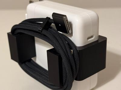 MacBook Charger Cable Organizer (parametric files)
