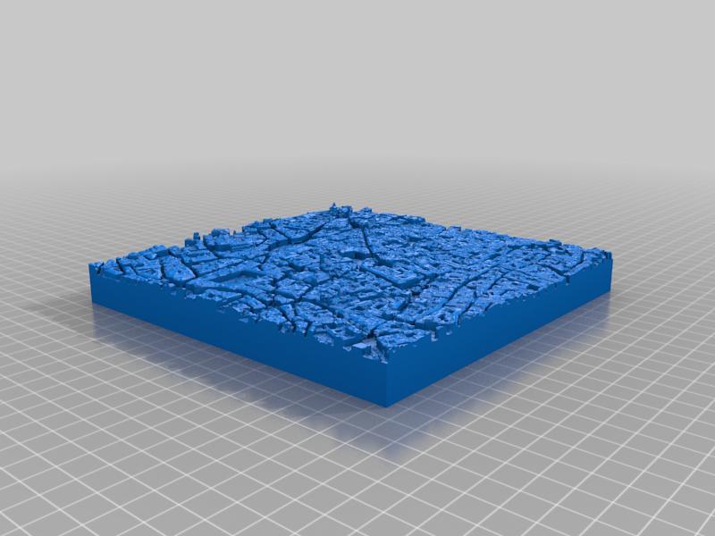 3D MODEL OF MADRID, SPAIN SAMPLE