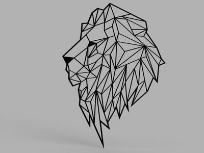 Small Lion on the wall