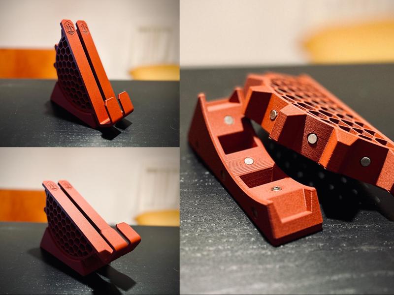 Adjustable laptop stand - organic design 