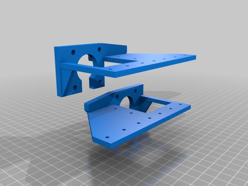 X axis Motor mount (Left and Right)