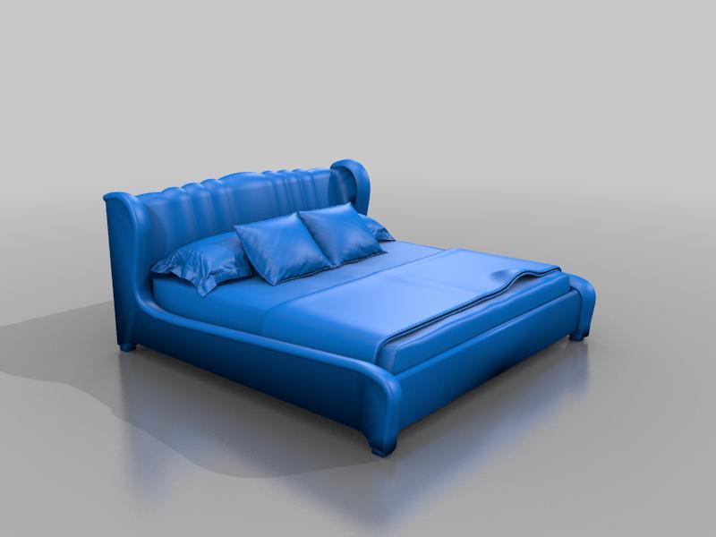 Serenity Wave Bed by MODENESE