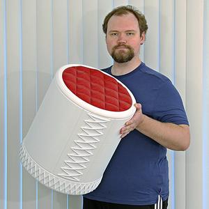 406mm D846 Powder Bag (1:1 Scale)