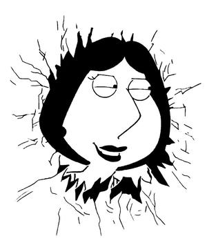 Lois Griffin stencil 3