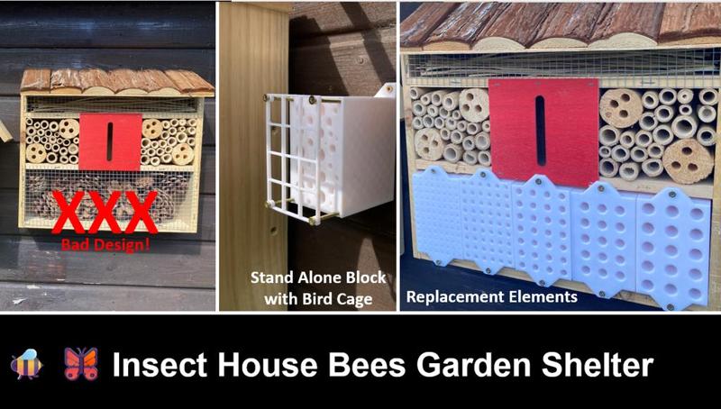 Insect House Bees Garden Shelter 