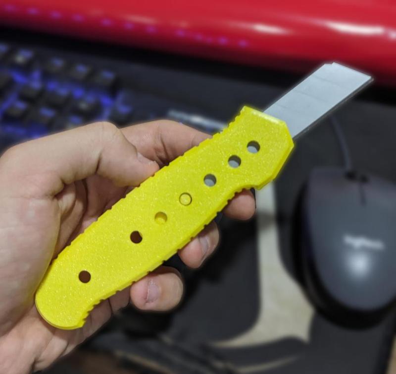 Box Cutter Knife v3 for 18mm blade "estilete 18mm"