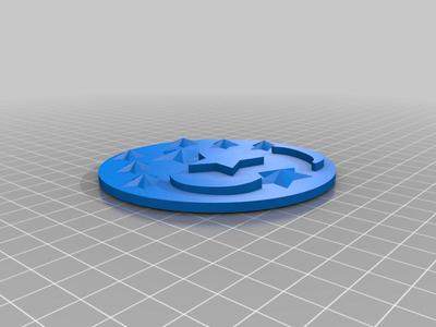 Midnight Printing Logo Coin