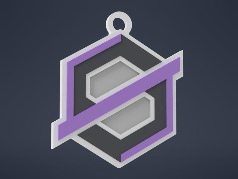 Null Sector Weapon Charm Keychain