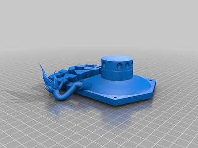 Steering wheel quick release wall mount
