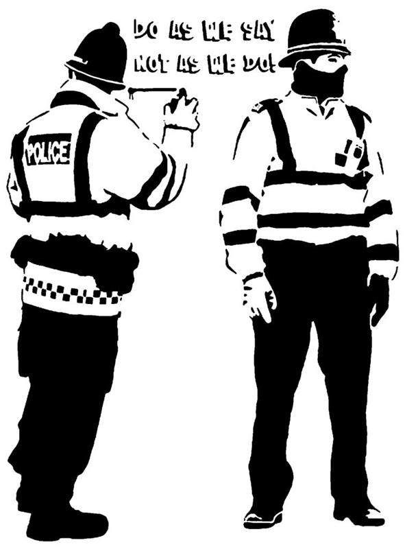 Police stencil 7