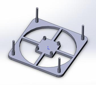 CR-200B 120mm fan holder for cooling MB