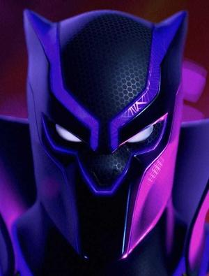 Black panther fortnite cosplay helmet (Pantera Negra)