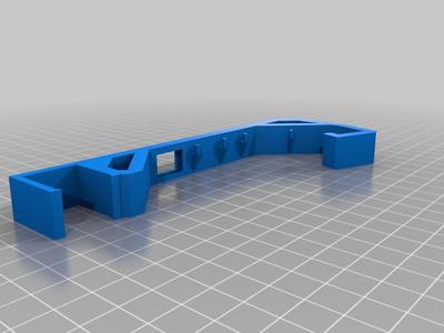 Ender 3 top mounted LED bar bracket with switch