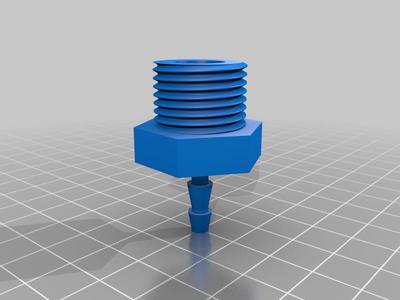 15mm BSP Female thread to 4mm barb connector
