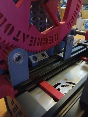 recreator 3D inside gear mount 