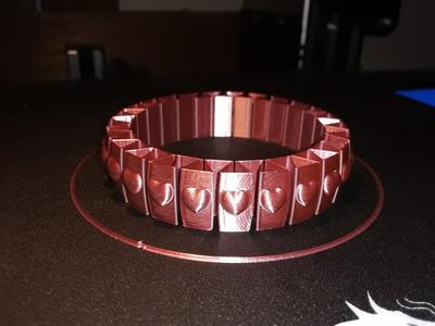 Hearts Stretchy Bracelet  