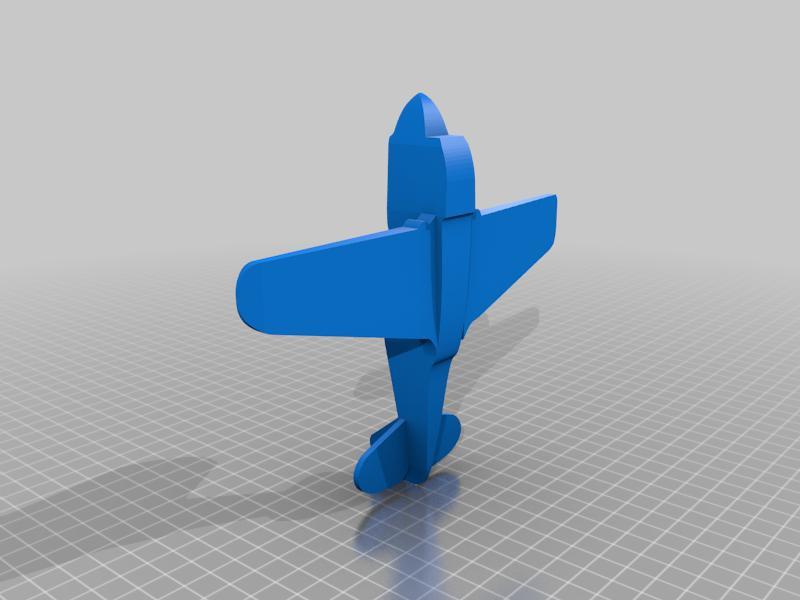 Low Poly P40 Warhawk