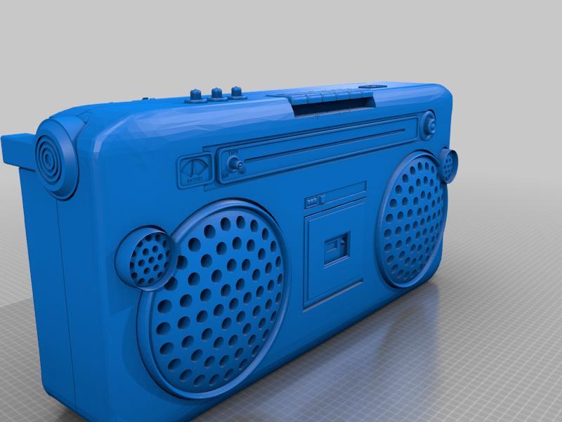 Classic 1980s Stereo BoomBox