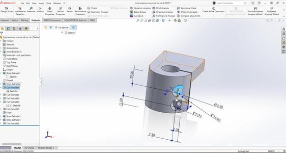 Antenna Mount for 3/4 inch EMT Mast