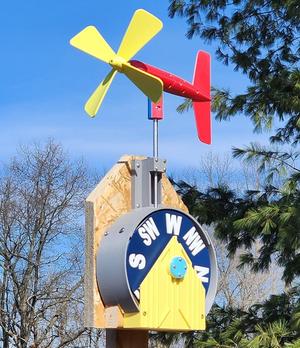 Weather Vane with Direction Dial