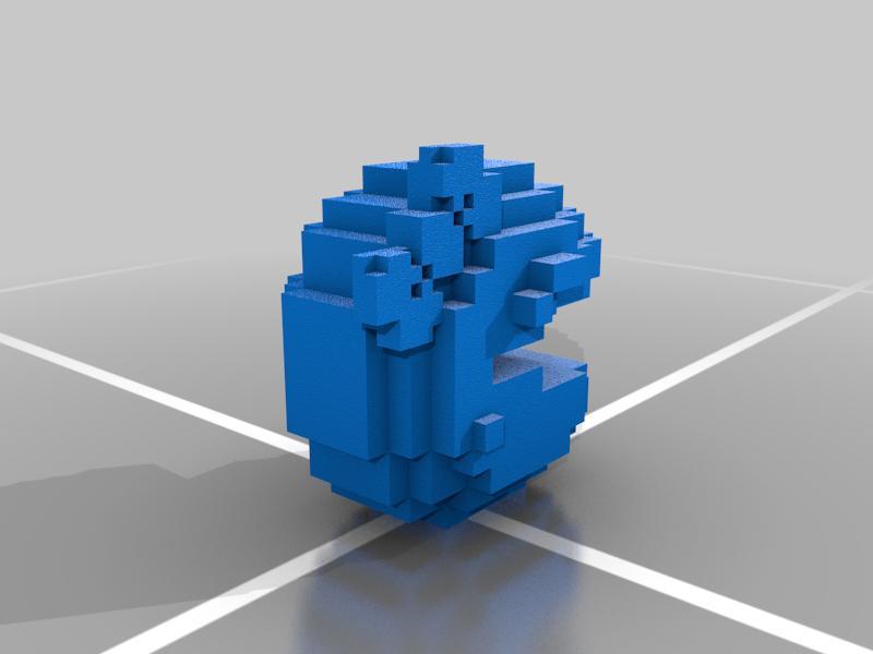 Ms Pacman with blue Ghost