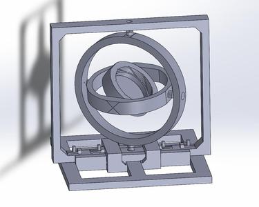 3 axis rotation gyro model (Three-axis Rotation Gyroscope Platform)