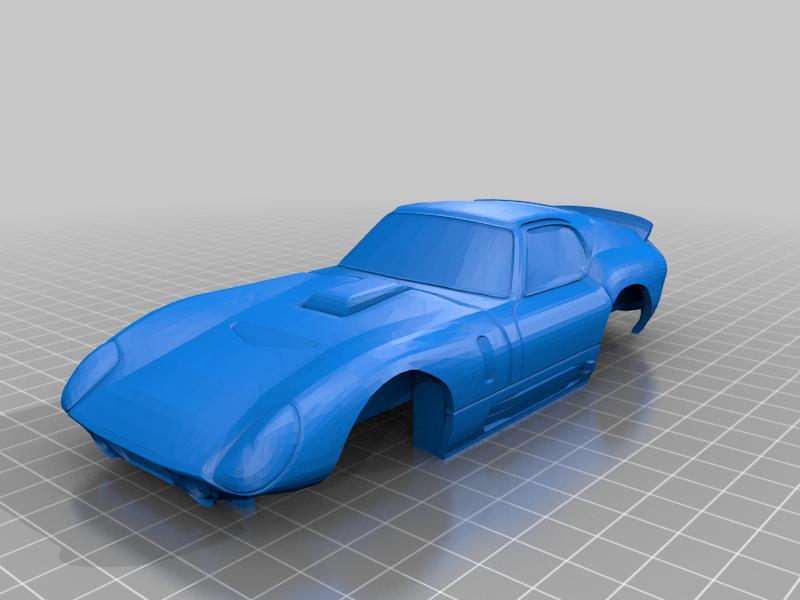 Shelby Daytona Coupe Pinewood Derby Car