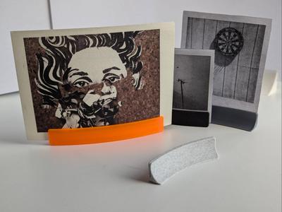 Frameless photo holder, Instax, Polaroid  stand